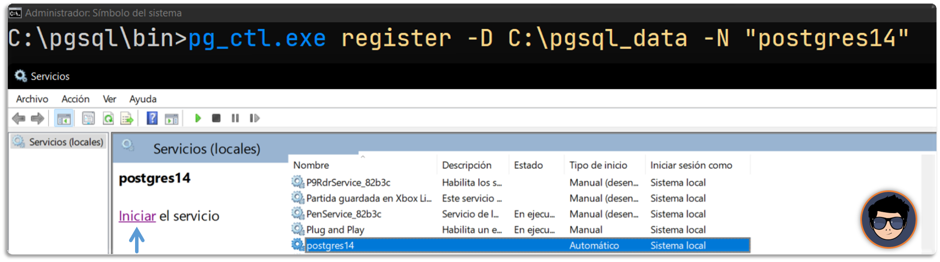 registrar como servicio